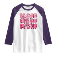 Coquette Pi Day Raglan Shirt Math Lover Cute Girl Mathematician