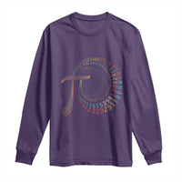 Pi Day Long Sleeve Shirt 3,14 Pi Number Symbol Math Science
