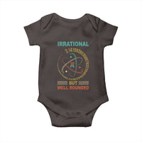 Math Lover Pi Baby Onesie Irrational But Well-Rounded 3,14 Day