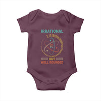 Math Lover Pi Baby Onesie Irrational But Well-Rounded 3,14 Day