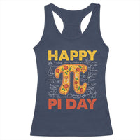 Happy Pi Day Racerback Tank Top Funny Pi Pizza