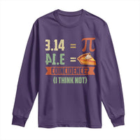 Funny Pi Day Long Sleeve Shirt Pi 3 14 Pie Coincidence Math Lover