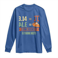 Funny Pi Day Long Sleeve Shirt Pi 3 14 Pie Coincidence Math Lover