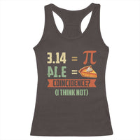 Funny Pi Day Racerback Tank Top Pi 3 14 Pie Coincidence Math Lover