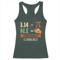Funny Pi Day Racerback Tank Top Pi 3 14 Pie Coincidence Math Lover