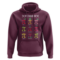 Funny Pi Day Hoodie Pi Menu Fruits Pie Math Lover