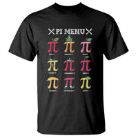 Funny Pi Day T Shirt Pi Menu Fruits Pie Math Lover