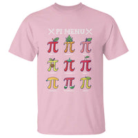 Funny Pi Day T Shirt Pi Menu Fruits Pie Math Lover