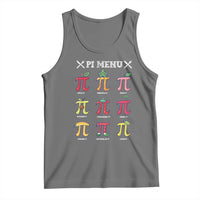 Funny Pi Day Tank Top Pi Menu Fruits Pie Math Lover