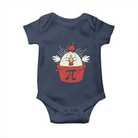 Funny Pi Day Baby Onesie Chicken Pot Pi Math Lover