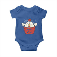 Funny Pi Day Baby Onesie Chicken Pot Pi Math Lover