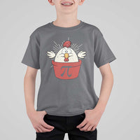 Funny Pi Day T Shirt For Kid Chicken Pot Pi Math Lover