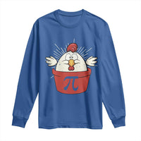Funny Pi Day Long Sleeve Shirt Chicken Pot Pi Math Lover
