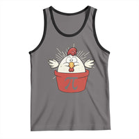 Funny Pi Day Tank Top Chicken Pot Pi Math Lover
