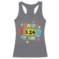 Funny Pi Day Racerback Tank Top Video Game Gamer Math Kids Boys Men
