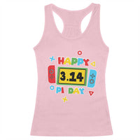 Funny Pi Day Racerback Tank Top Video Game Gamer Math Kids Boys Men