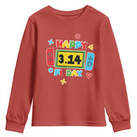 Funny Pi Day Youth Sweatshirt Video Game Gamer Math Kids Boys Men