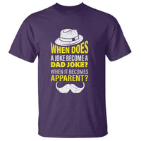 When Does A Joke Become A Dad Joke Funny Father's Day Pun T Shirt - Wonder Print Shop