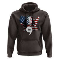 Comma La Harris Hoodie American Flag President 2024 - Wonder Print Shop