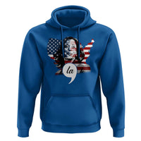 Comma La Harris Hoodie American Flag President 2024 - Wonder Print Shop