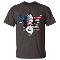 Comma La Harris T Shirt American Flag President 2024 - Wonder Print Shop