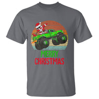 Merry Christmas Santa Monster Truck Dabbing T Shirt - Wonder Print Shop