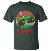 Merry Christmas Santa Monster Truck Dabbing T Shirt - Wonder Print Shop