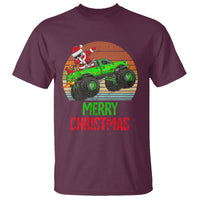 Merry Christmas Santa Monster Truck Dabbing T Shirt - Wonder Print Shop