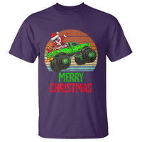 Merry Christmas Santa Monster Truck Dabbing T Shirt - Wonder Print Shop