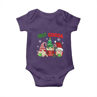 Hot Cocoa Gnomes Drink Hot Chocolate Watch Christmas Movies Baby Onesie