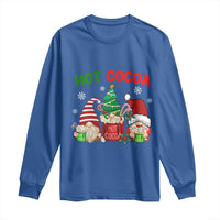 Hot Cocoa Gnomes Drink Hot Chocolate Watch Christmas Movies Long Sleeve Shirt