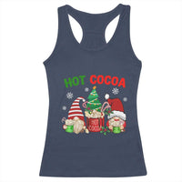 Hot Cocoa Gnomes Drink Hot Chocolate Watch Christmas Movies Racerback Tank Top