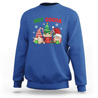 Hot Cocoa Gnomes Drink Hot Chocolate Watch Christmas Movies Sweatshirt - Wonder Print Shop
