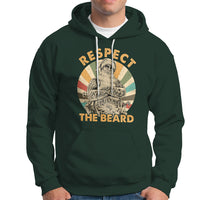 Christmas Hoodie Respect The Beard Cool Santa - Wonder Print Shop