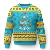 Mele Kalikimaka Hawaiian Xmas Tree Ugly Christmas Sweater - Wonder Print Shop