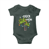 Christmas In Hawaii Baby Onesie Deck the Palms Xmas Tree