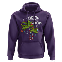 Christmas In Hawaii Hoodie Deck the Palms Xmas Tree