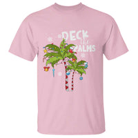 Christmas In Hawaii T Shirt Deck the Palms Xmas Tree - Wonder Print Shop