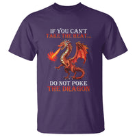 Do Not Poke The Cool Dragon Flame-Spewing Flying Mythical Creature T Shirt - Wonder Print Shop
