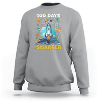 100th Day Of School Sweatshirt 100 Days Smarter Outer Space Magic Book - Wonder Print Shop