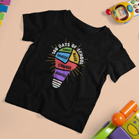 100th Day Of School T Shirt For Kid 100 Days Smarter Kinder Stronger Brighter Brave - Wonder Print Shop