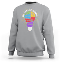 100th Day Of School Sweatshirt 100 Days Smarter Kinder Stronger Brighter Brave - Wonder Print Shop