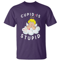 Cupid Is Stupid Funny Anti Valentine's Day T Shirt - Wonder Print Shop
