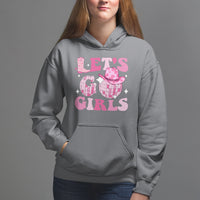 Let's Go Girls Retro Cowgirls Howdy Vintage Western Country Hoodie - Wonder Print Shop