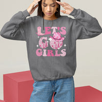 Let's Go Girls Retro Cowgirls Howdy Vintage Western Country Sweatshirt - Wonder Print Shop