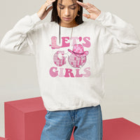Let's Go Girls Retro Cowgirls Howdy Vintage Western Country Sweatshirt - Wonder Print Shop
