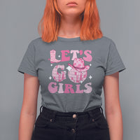 Let's Go Girls Retro Cowgirls Howdy Vintage Western Country T Shirt For Women - Wonder Print Shop