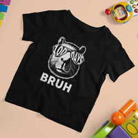 100th Day Of School Capybara T Shirt For Kid 100 Days Bruh Cool Capy Bara - Wonder Print Shop
