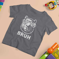 100th Day Of School Capybara T Shirt For Kid 100 Days Bruh Cool Capy Bara - Wonder Print Shop