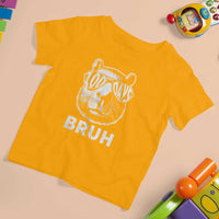 100th Day Of School Capybara T Shirt For Kid 100 Days Bruh Cool Capy Bara - Wonder Print Shop